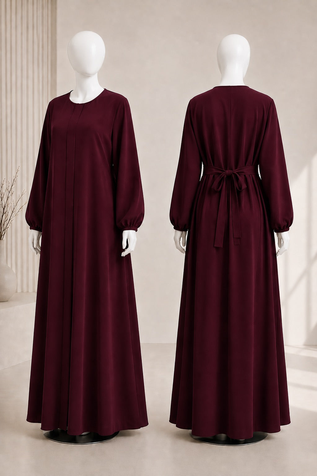 Belt Adjustable Abaya