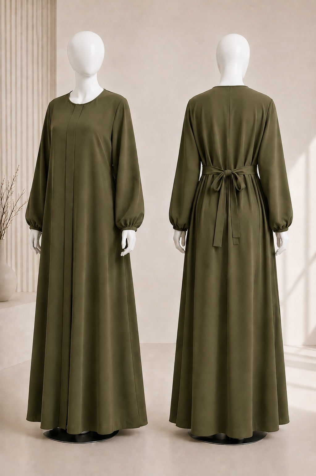Belt Adjustable Abaya